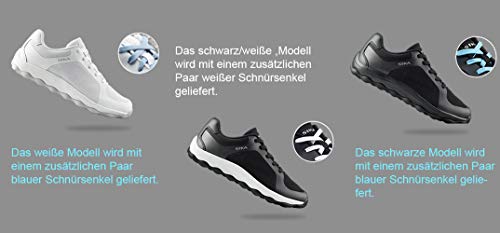 Bubble Move 50011 - Zapatilla de trabajo, adecuada para hospitales y cuidados, gastronomía (HORECA) y cocina, industria farmacéutica, servicio y limpieza, ocio, color Blanco, talla 45 EU