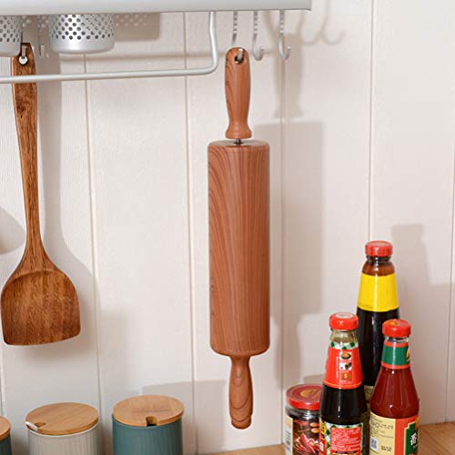 Cabilock Rodillo de Amasar Rodillo Clásico Herramienta para Hornear Diy para Galletas Pasteles Masa Pasteles Fondant
