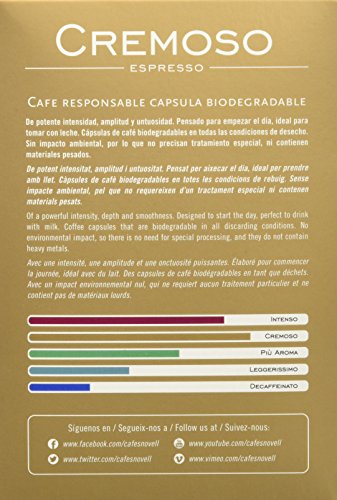 Cafes Novell Pack Cremoso - 40 Cápsulas
