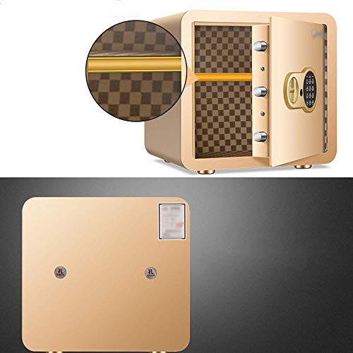 Caja fuerte Caja de depósito pequeña, hogar 35 cm de altura Oficina Todo acero En la pared Mini caja fuerte, mecánica Antirrobo Contraseña electrónica Invisible Custodia pequeña Caja fuerte Cabi