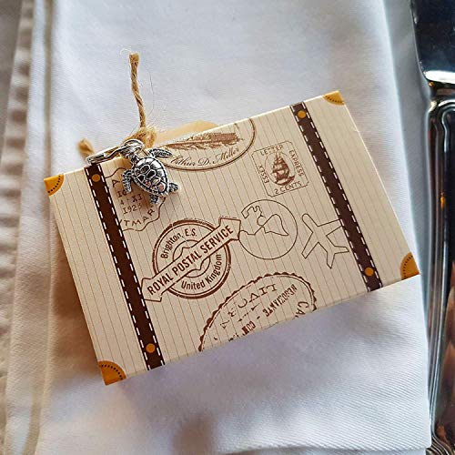 Cajas Bonitas Para Regalo Caja de Regalo Juego de 100 Cajas de Papel Natural para Bodas, Fiestas y Dulces
