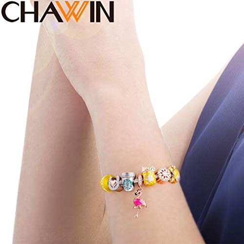 Caliente verano playa bebida sexy encantos amarillos aptos para pulseras Pandora Collares y cadena europea de serpiente gran regalo para vacaciones esposa/madre/novia/hija/hermana
