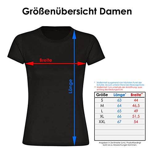 Camiseta con texto en alemán "So gut können Prellball-Spielerinnen aussehen! Negro, para mujer, talla S - 2XL Negro XL
