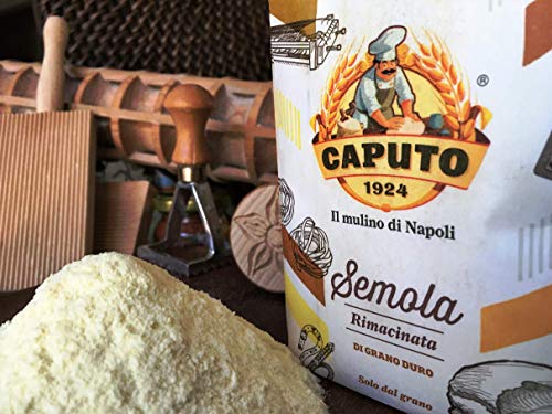 Caputo Semola di grano duro rimacinata harina de sémola 2 paquetes