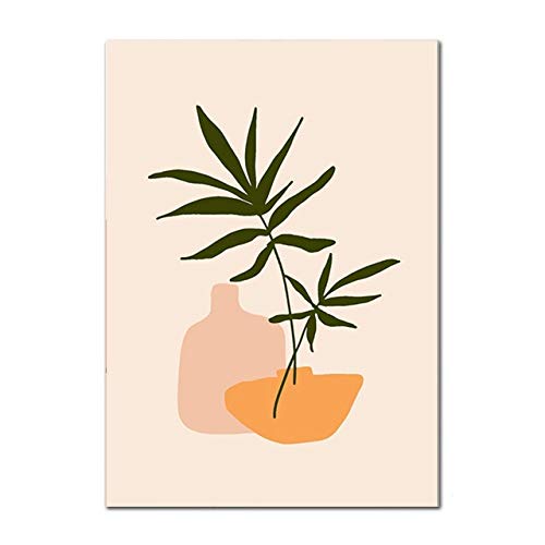 Carteles de dibujos animados nórdicos, lienzo abstracto de moda para chica, pintura minimalista Vintage, imágenes artísticas de pared para la decoración del hogar de la sala de estar (sin marco)