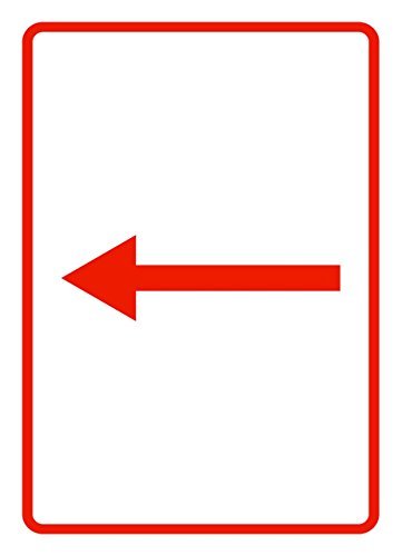 Carteles de metal de aluminio con diseño de flecha izquierda sin aparcamiento, de PeteGray, de metal, de advertencia de seguridad comercial, de metal, novedades al aire libre