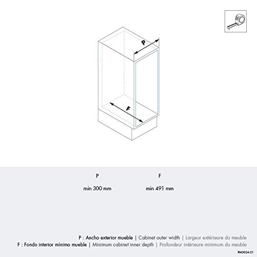 Casaenorden - Bandeja extraíble Organizador de Productos de Limpieza bajo Fregadero