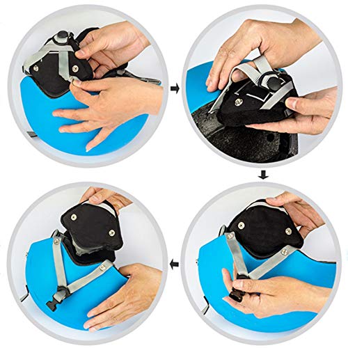 Casco De Esquí Ajustable De Los Niños, Deportes Al Aire Libre Simple Y Doble Casco Bordo Casco Patinador Gorro Adecuado para Niños Y Adultos Niños Y Niñas (Rosa, Azul),Azul,XS