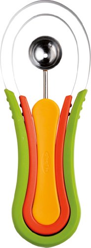 Chef'n Scooptroop Bolero Melon 3 En 1, Acero Inoxidable, Centimeters