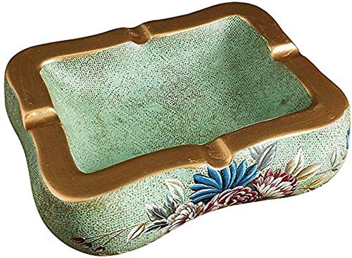 CHOUREN Cenicero, de Origen Europeo Adornos de cerámica cenicero creativos salón Tendencia Retro Personalidad artesanía cenicero de Regalo