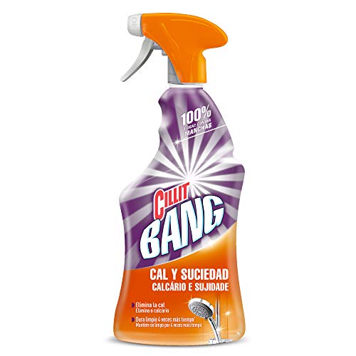 CILLIT Bang - Spray Limpiador Cal y Suciedad, para Baños - Pack 2 x 750 ml