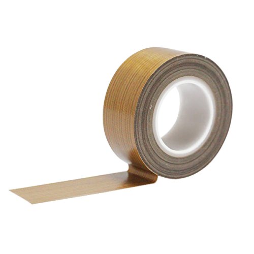 Cinta de teflón de PTFE, cinta de alta temperatura, cinta de sellado de soldadura (10mm X 11yards X 0.13mm(Black))