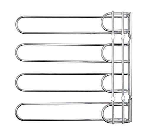 CKB Ltd® - Estante de cristal montado en la pared para debajo del armario – sostiene cualquier tipo de copas de vino y copas de cristal, vidrio, 3 Row - 29cm