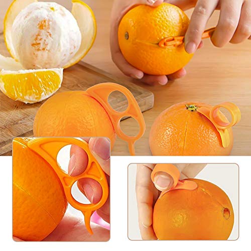 Codream Peelers para cocina (juego de 6), pelador de verduras mejorado Magic Trio Peelers Set para patatas frutas Peladoras de acero inoxidable Cortadoras trituradoras con 3 piezas de pelador cítrico
