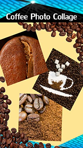 Collage de fotos de café