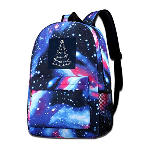 College Bag Fútbol Árbol De Navidad Adornos De Dibujos Animados Acogedores Ligero Anime Imprimir Bolso De Hombro Mochila Star Sky Mochila Moda Casual