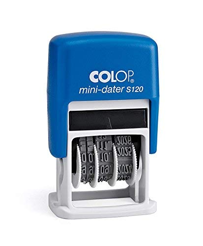 Colop 104686 sello de fecha, S120 Fecha en cifras International, 4 mm
