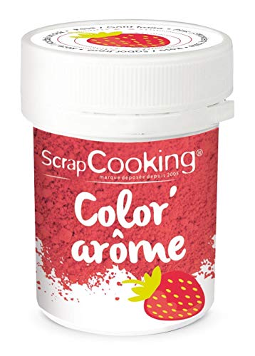 Colorante alimentario rosa con sabor a fresa 10 g