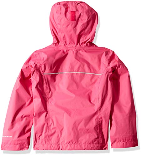 Columbia Arcadia - Chaqueta de lluvia para niña, Niñas, Chaqueta impermeable, 1580631, Hielo rosa, L