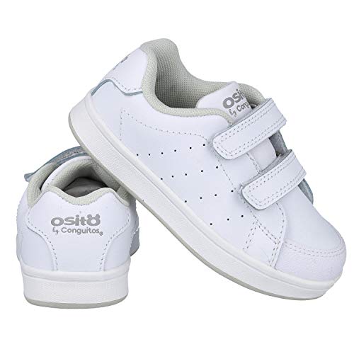 Conguitos Mini School, Deportivo Colegial Unisex niños, Blanco, 25 EU