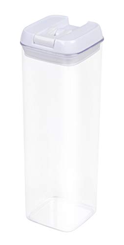 Contenedor de almacenamiento de espaguetis alto de George Olivier™ - Almacenamiento hermético de alimentos - Bote para pasta y cereales con tapa