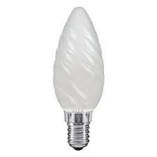 Corona. Bombilla Incandescente Vela Rizada Mate 230v 60w e14