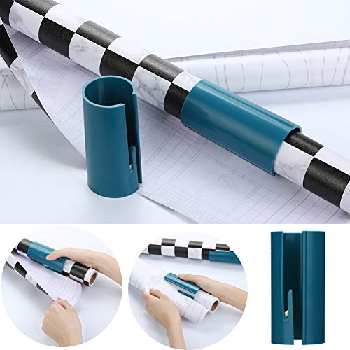 Cortador de papel de regalo, cortador de papel de regalo de Navidad de mano, cortador de papel de cartón, juego de 2
