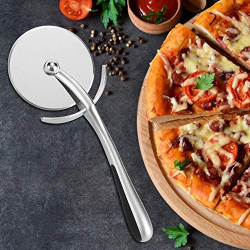 Cortador de rueda, profesional multifuncional aleación de zinc pastelería pizza cortador de rueda suministros de cocina