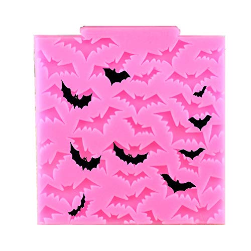 cosanter Halloween murciélagos diseño de silicona Cake Mold Decoración para tartas Candy Chocolate molde herramienta de cocina