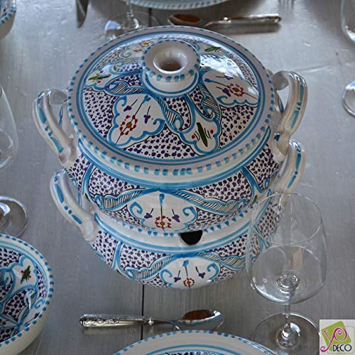 Couscoussier Marocain turquoise