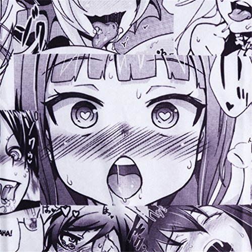 Cowesoo Sexy Chicas AHEGAO Imprimir Hipster Anime Funny Sudaderas Unisex Sudaderas