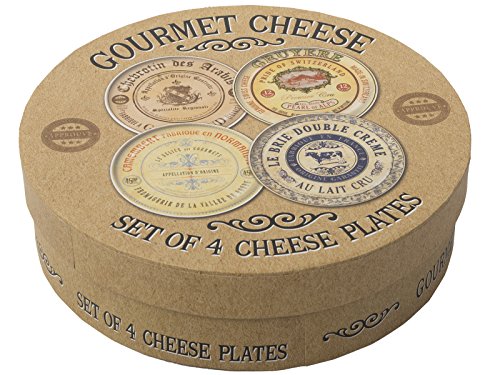 Creative Tops M273820 - Set de 4 Platos de Queso