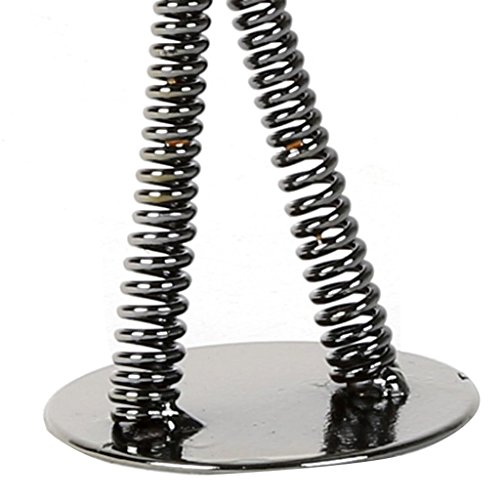 Creative Vintage artística primavera rizadas hierro arte música Performer figura decorativa Musical instrumento hogar escritorio trabajo oficina Cafe decoración regalo