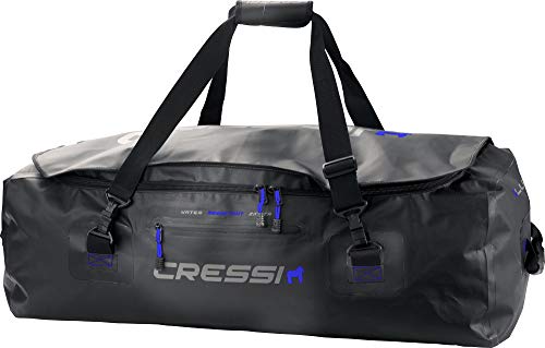 Cressi Gorilla Pro Bag Bolsa de Buceo, Unisex Adulto, Negro (Azul Logo), XXXL