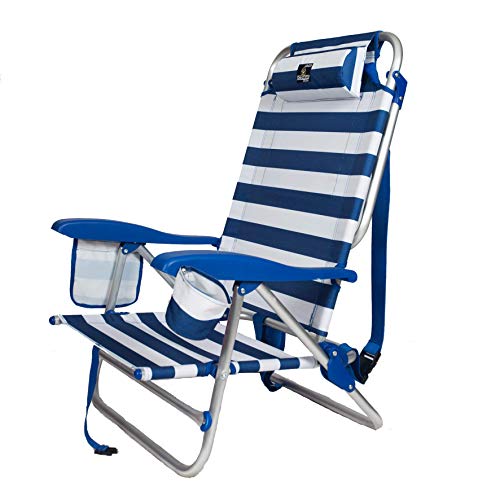 CREVICOSTA Silla Playera Nevera 2108 Azul Y Blanco