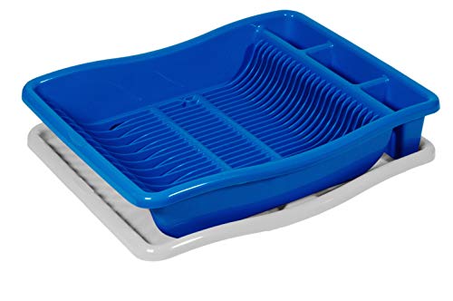 CURVER 175298 Escurreplatos gm, Azul 46x8.5x36 cm