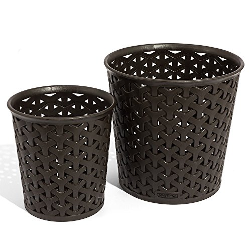 Curver My Style Tarro Organizador, Marron oscuro, L, 12.4x12.4x11.9 cm