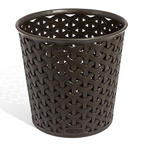 Curver My Style Tarro Organizador, Marron oscuro, L, 12.4x12.4x11.9 cm