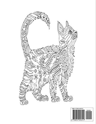 Cute Dogs and cats Coloring Book for Adults: The best friend animal for puppy and kitten adult lover,100 pages