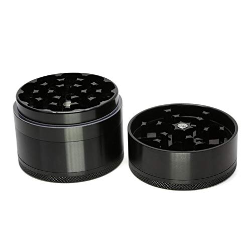 De Metal De 4 Piezas De La Trituradora De Trituración Condimento Sal De Grano De Café Extraíble Portátil Que Se USA For El Hogar Cocina De Diámetro 63 Mm
