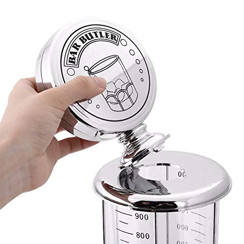 Decantador Para Vino, Dispensador de la cerveza de contenedores Máquina Bar accesorios herramienta 1000ML único arma de la bomba Vino Bebidas alcohol del licor de whisky