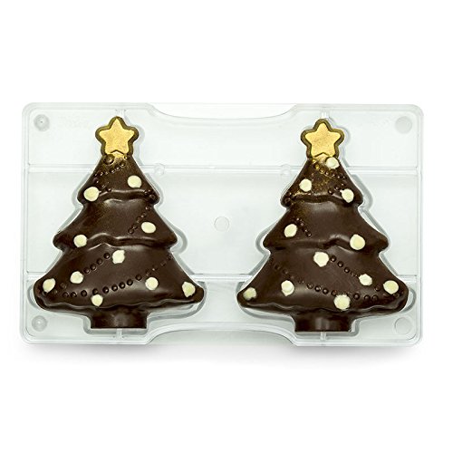 Decora 0050113 Molde DE POLICARBONATO ÁRBOL DE Navidad 85X105 MM 200X120X22 MM