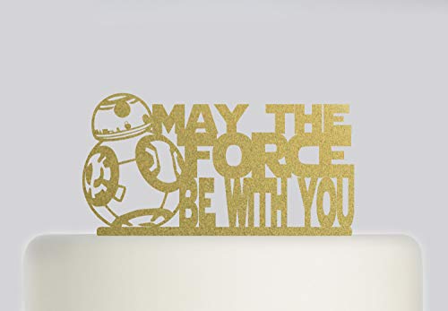 Decoración para tarta de boda de Star Wars Bb de boda de acrílico para decoración de tarta de Mr y Mrs, para novia y novio