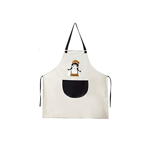Delantal de moda para mujer, cocina, parrilla y repostería, 1 unidad