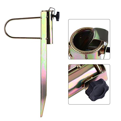 Dewin Sombrilla Base - Hierro Sun Beach sombrilla de Pesca Titular, Sand Parasol Archor, Garden Outdoor Travel, 1 Piezas