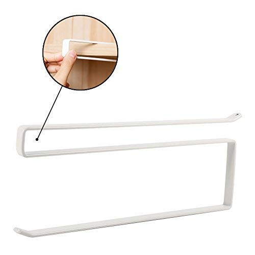 DEWIN Sostenedor de Papel - Debajo del gabinete del Rollo de Papel Toalla Que cuelga del Estante del sostenedor, Metal Inoxidable Cocina for Guardar Organizador for baño y Cocina
