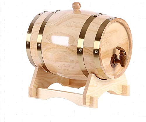 DGSD Barril de Madera del Roble de Vino del Barril de Madera de 1,5 litros de Vino Blanco barrica de Vino decoración del hogar barriles de Cerveza en casa,D