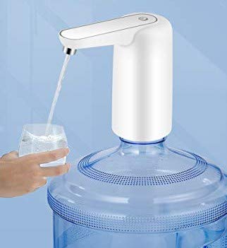 Dispensador de Agua, Dispensador de Agua Eléctrico Portátil, Puerto de Carga USB, Hogar, Oficina, Camping, Apto Para Agua Embotellada, Dispensador de Agua de Botella de Vidrio