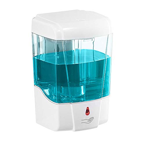 Dispensador De Desinfectante De Manos, 600 Ml Touchles Montados En La Pared Sensor De Líquido Automático Dispensador De Desinfectante De Manos Bomba Para El Hogar, Hotel, Restaurante, Escuela, Hospita