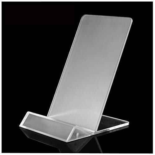 Distinct® Acrílico mate Mount teléfono móvil expositor soporte soporte rack (transparente)